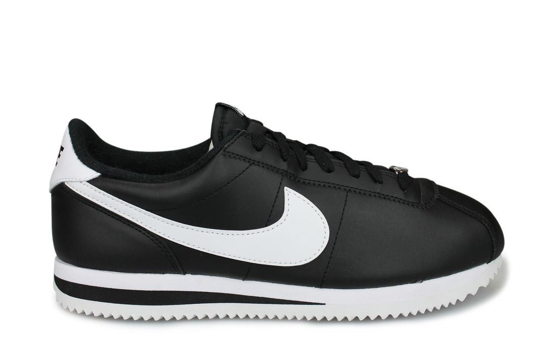 nike cortez noir et or