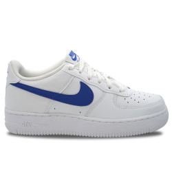 Nike Air Force 1 Leather White Hyper Royal