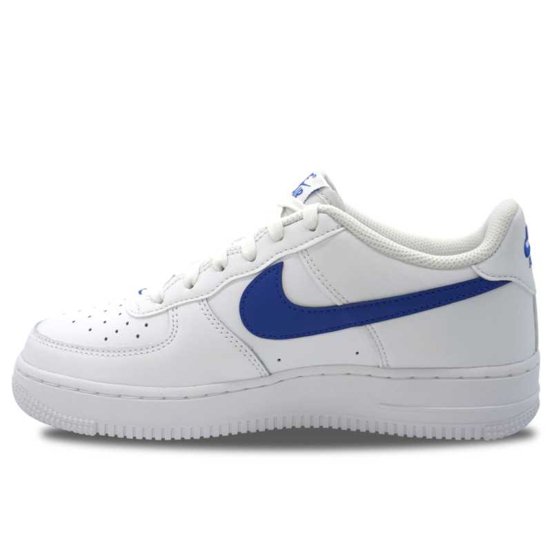 Nike Air Force 1 Leather White Hyper Royal