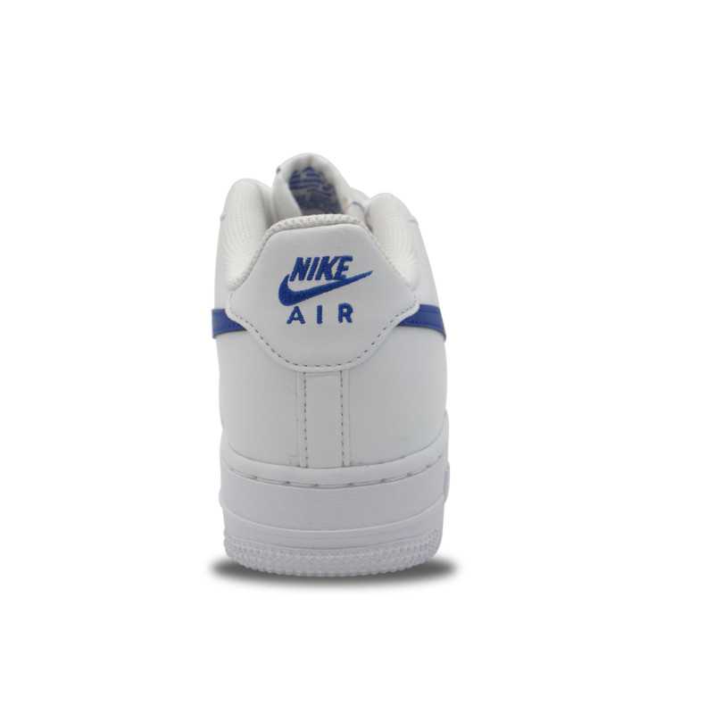 Nike Air Force 1 Leather White Hyper Royal