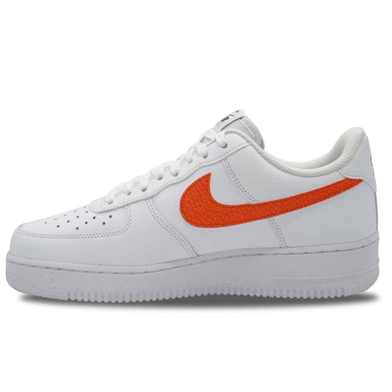 Nike Air Force 1 '07 'Spray Paint Swoosh Safety Orange